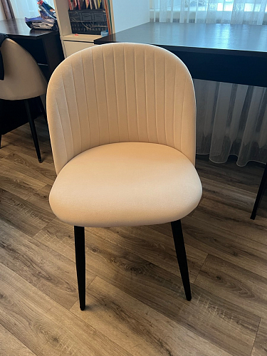 Стул на металлокаркасе Gabi gray / black фото покупателя 458