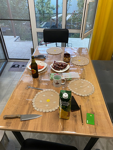 Деревянный стол Лота Лофт 120x75 дуб крафт табачный / черный матовый фото покупателя 788