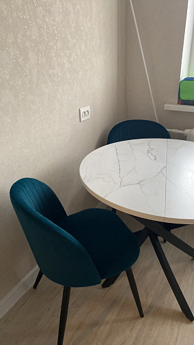 Стул на металлокаркасе Gabi latte / gold / black фото покупателя 333