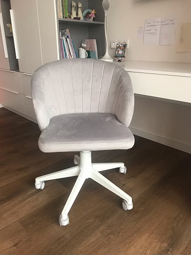 Компьютерное кресло Пард confetti silver серый / черный фото покупателя 77