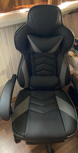 Компьютерное кресло Stimul черное / серое фото покупателя 2