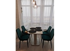 Стул на металлокаркасе Kora beige / black фото покупателя 108