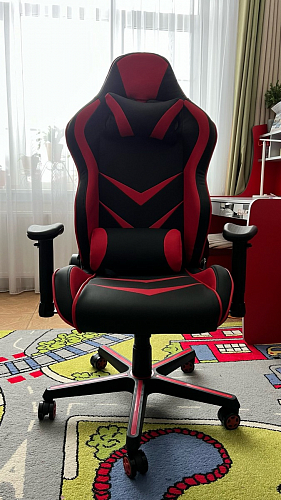 Компьютерное кресло Racer черное / красное фото покупателя 83