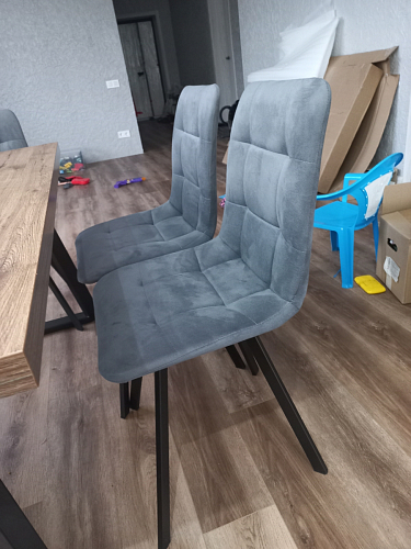 Стул на металлокаркасе Чилли бежевый / белый каркас фото покупателя 1036