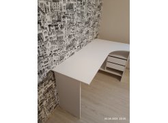 Письменный стол СПм-25 правый белый фото покупателя 26