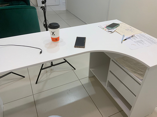 Стол письменный СПм-25 правый венге фото покупателя 6