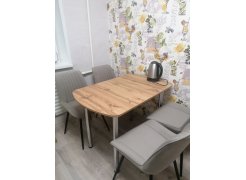 Стул на металлокаркасе Вейв П темно-серый / черный фото покупателя 53