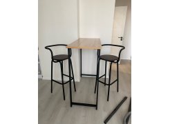 Барная стойка Дилан Лофт 120х60х90 бетон фото покупателя 8