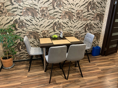 Стул на металлокаркасе Чилли бежевый / белый каркас фото покупателя 739