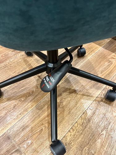 Компьютерное кресло Dublin/Дублин хром / вельвет серый фото покупателя 3