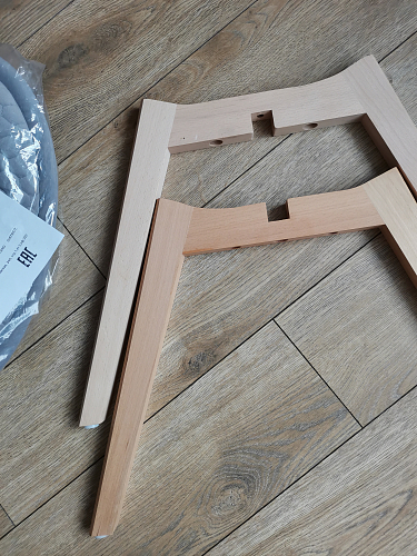 Деревянный стул Bonuss light gray / wood фото покупателя 197