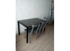 Стол Центавр дуб галифакс / черный матовый фото покупателя 68