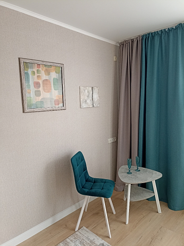 Стул на металлокаркасе Чилли бирюзовый / черный фото покупателя 1087