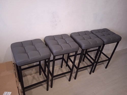 Барный стул Лофт линкольн белый / белый матовый фото покупателя 326