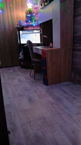 Письменный стол Комфорт 12.71 дуб золотой craft / белая аляска фото покупателя 120