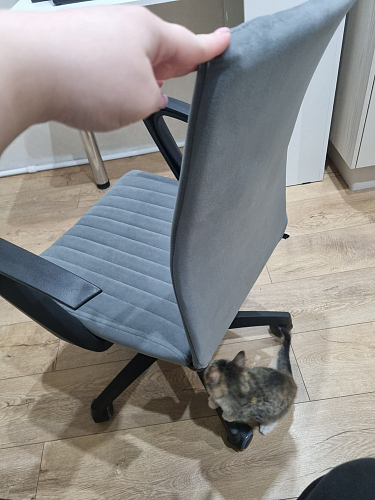 Компьютерное кресло Spark/Спарк флок розовый 137 фото покупателя 8