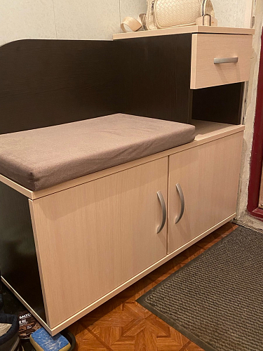 Обувница Аврора дуб млечный / венге фото покупателя 127