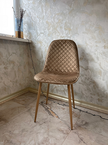 Стул на металлокаркасе Capri голубой фото покупателя 7