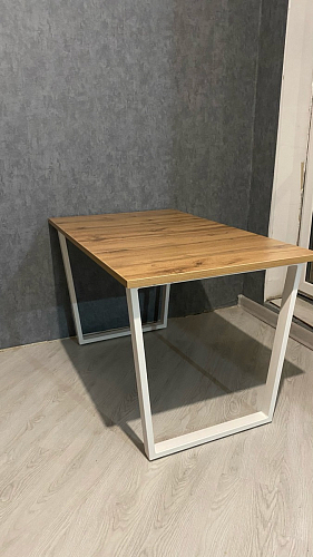 Стол Лота Лофт 120 25 мм сабия / белый матовый фото покупателя 887