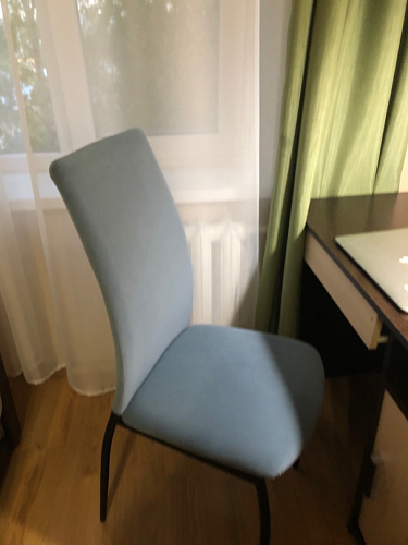 Стул на металлокаркасе Tod light purple / light blue / black фото покупателя 28