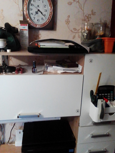 Стол компьютерный Джаз-17 белый правый фото покупателя 26