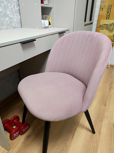 Стул на металлокаркасе Gabi latte / gold / black фото покупателя 720