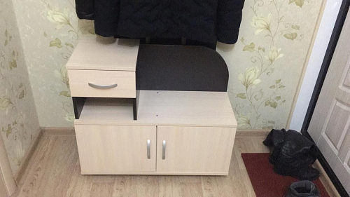 Обувница Аврора дуб млечный / венге фото покупателя 172