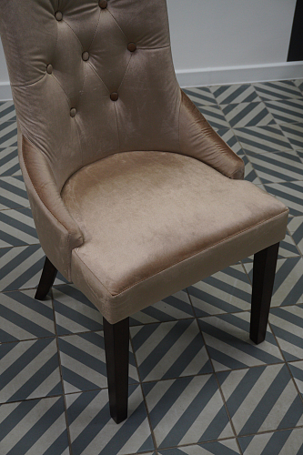 Стул Elegance dark walnut / fabric cream из шоурума 3