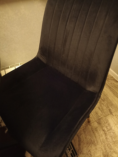 Стул на металлокаркасе Seda 1 green / gold / black фото покупателя 23