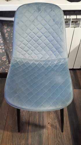 Стул на металлокаркасе Capri blue / white фото покупателя 76