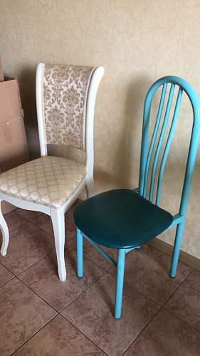 Деревянный стул Фабиано белый / бежевый фото покупателя 11