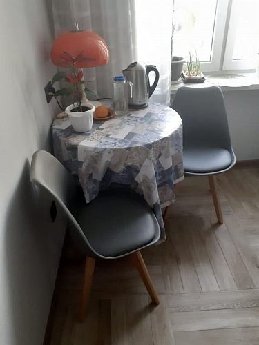 Деревянный стул Bonuss темно-серый / черное сидение / черный фото покупателя 49