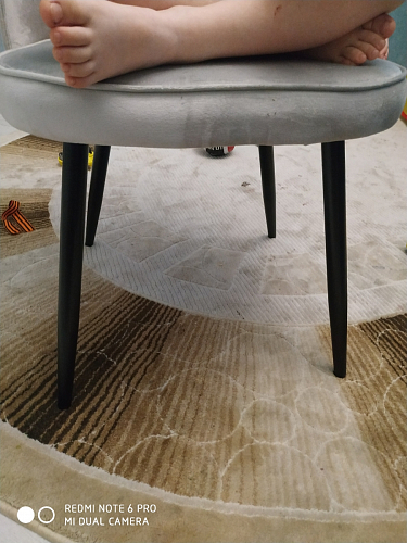 Стул на металлокаркасе Dodo blue фото покупателя 129