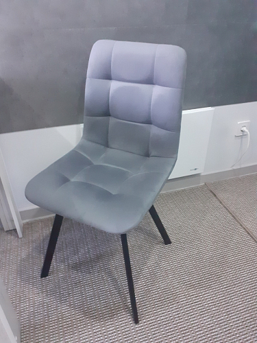 Стул на металлокаркасе Чилли черный / зеленый фото покупателя 1022