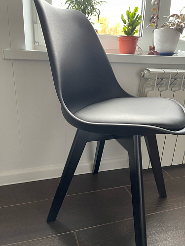 Стул Bonuss blue / wooden legs фото покупателя 104