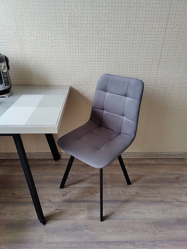 Стул на металлокаркасе Чилли зеленый / черный фото покупателя 1376