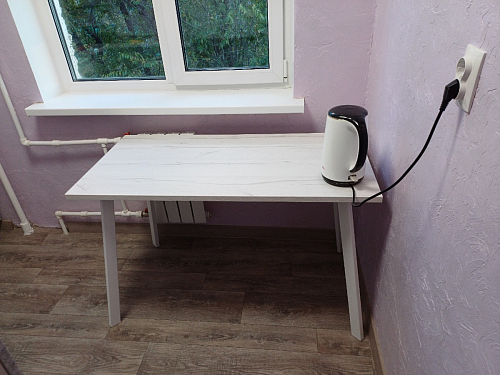 Стол Тринити Лофт 120 32 мм дуб галифакс табако / черный матовый фото покупателя 278