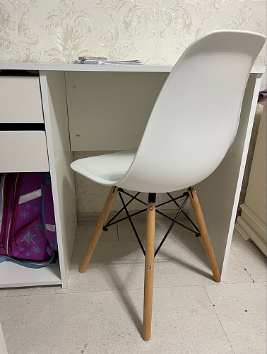 Пластиковый стул Eames PC-015 желтый фото покупателя 129
