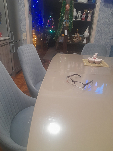 Стул на металлокаркасе Kora black / gray фото покупателя 445