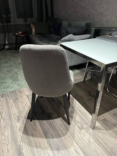 Стул на металлокаркасе Kora green / black фото покупателя 129