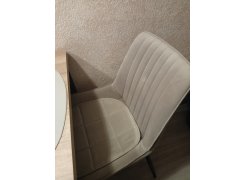 Стул на металлокаркасе Седа К крутящийся светло-серый  / белый фото покупателя 88