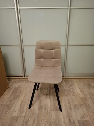 Стул на металлокаркасе Чилли бирюзовый / черный фото покупателя 1366