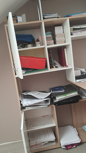 Компьютерный стол КС15 венге / дуб молочный левый фото покупателя 13