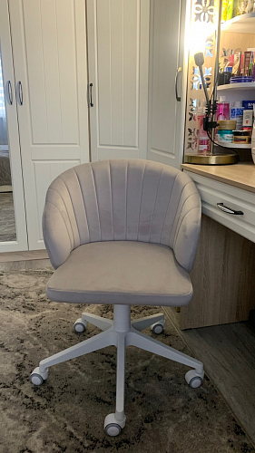 Компьютерное кресло Пард экокожа белый фото покупателя 186