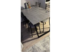 Стол Лота Лофт 140 25 мм юта / белый матовый фото покупателя 513