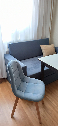 Деревянный стул Filip blue / wood фото покупателя 2