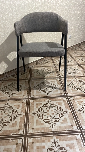 Стул на металлокаркасе Twin brown / black фото покупателя 12