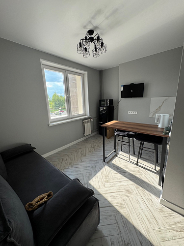 Барная стойка Дилан Лофт 120х60х90 бетон фото покупателя 168