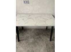 Стол Тринити Лофт 120 32 мм бетон / черный матовый фото покупателя 242