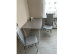 Стол Лота Лофт 140 25 мм черный матовый / бетон фото покупателя 732